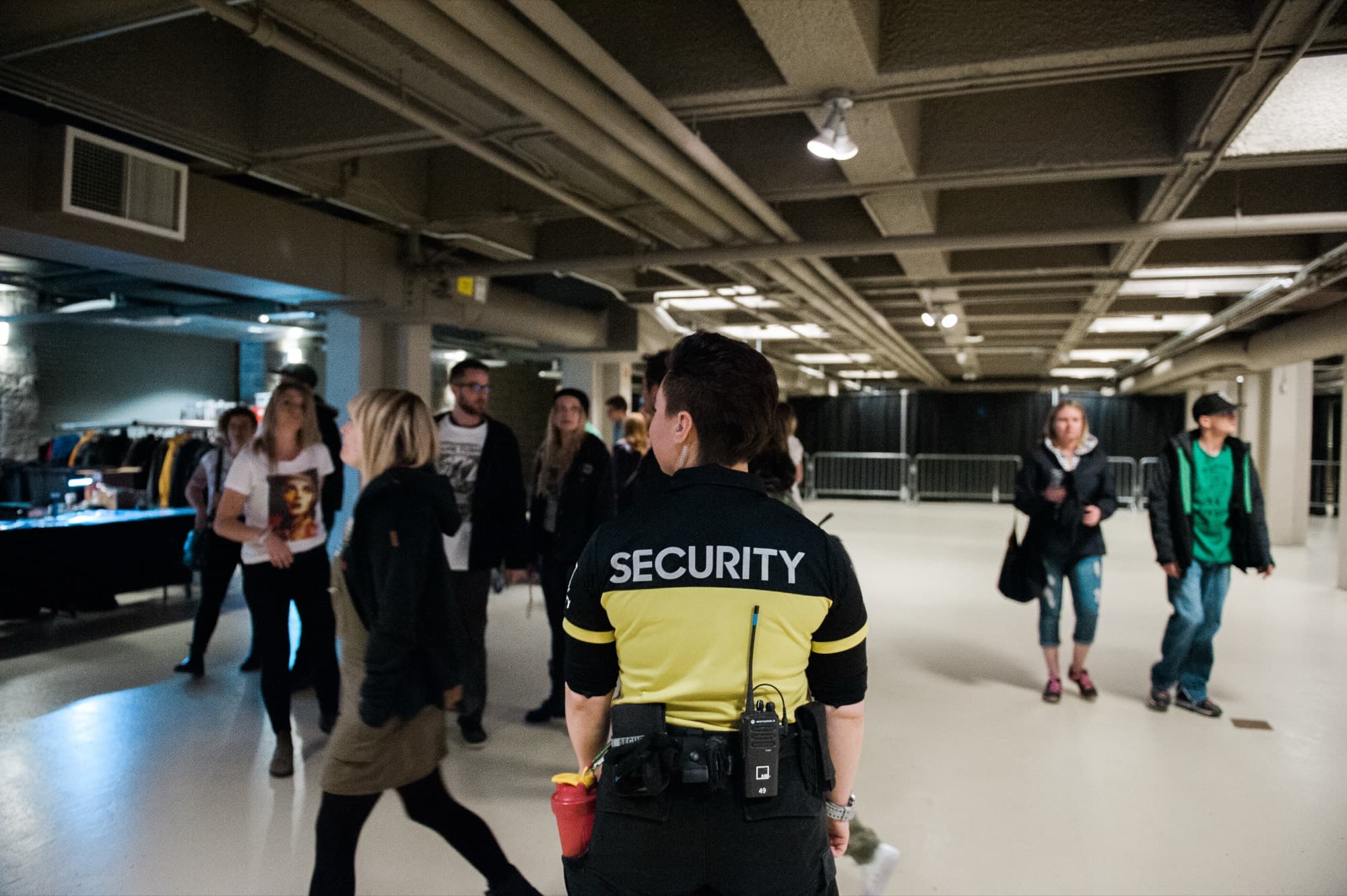XA Security parking team directing traffic